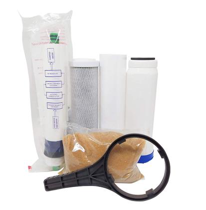Imagem de Filtro Reverso Osmose 4 Estágios sem bomba para produção artesanal de cosméticos
