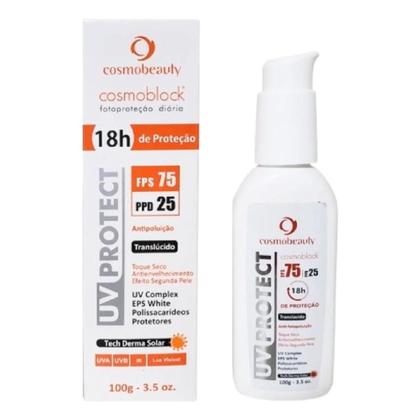 Imagem de Filtro Solar Cosmoblock Antipoluição Translúcido FPS75 100g