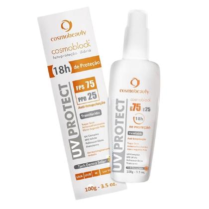 Imagem de Filtro Solar Cosmoblock Antipoluição Translúcido FPS75 100g