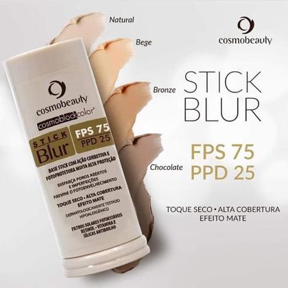 Imagem de Filtro Solar Stick Blur Bege Fps 75 Cosmobeauty