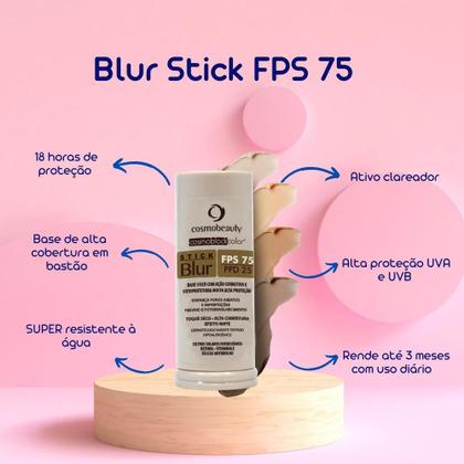 Imagem de Filtro Solar Stick Blur Bronze Fps 75 Cosmobeauty