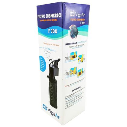 Imagem de Filtro Submerso F300 para Aquários até 100 litros Vigo Ar 127v