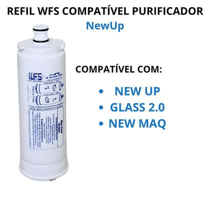 Imagem de Filtro Vela Wfs Compatível Purificador New Up Infinity Glass