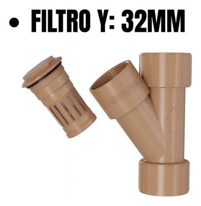 Imagem de Filtro Y Soldável Tubulação PVC 32mm Marrom Estrela