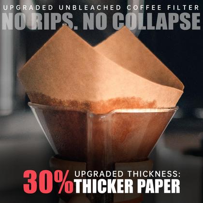 Imagem de Filtros de Café Brew Choice 200 un. Não Branqueados e Pré-Dobrados