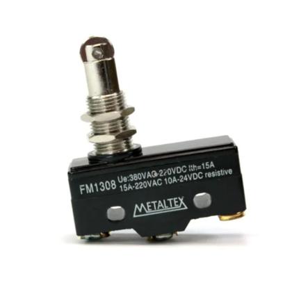 Imagem de Fim De Curso Miniatura Fm1308 Atuador Rolete 380VCA Metaltex