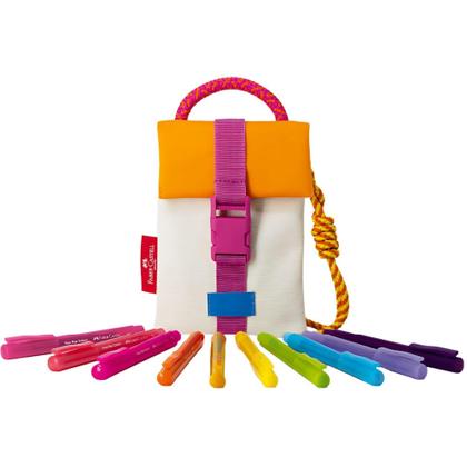 Imagem de Fine Pen Faber Castell Shoulder Bag Caneta Colorida Contorno - Faber-Castell