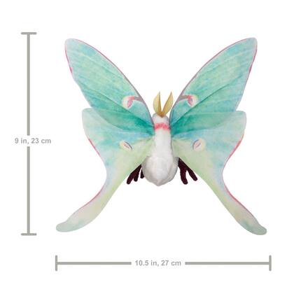Imagem de Finger Puppet Folkmanis Mini Luna Moth para crianças e adultos