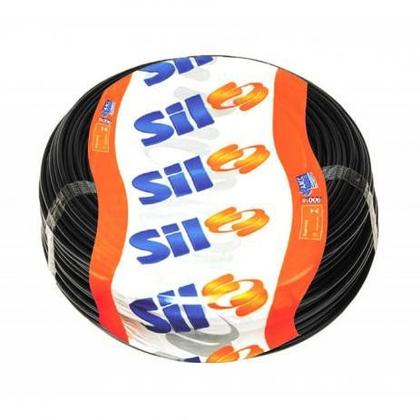 Imagem de Fio Cabo Flexível 100 metros 750V 10 mm Preto Sil