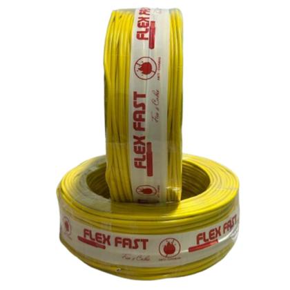 Imagem de Fio Cabo Flexível 1,5mm Rolo C/ 100m 750v - AMARELO