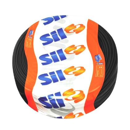 Imagem de Fio Cabo PP Flexível 100 metros 500V 2 x 1,5 mm Preto Sil