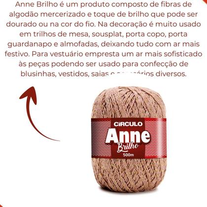 Imagem de Fio Circulo Anne Brilho 500 M Com 150 G