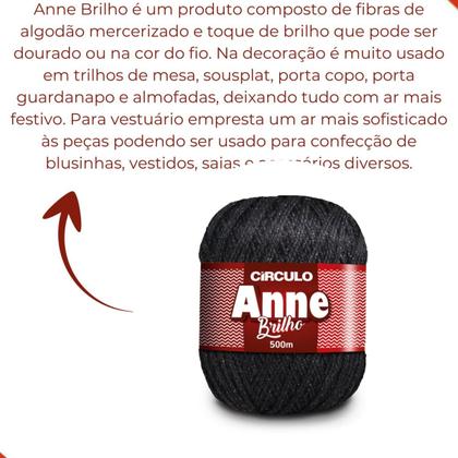Imagem de Fio Circulo Anne Brilho 500 M Com 150 G