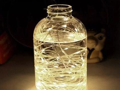 Imagem de Fio Cobre Usb Cordão Luz Fada - 10m 100 Leds Branco Quente