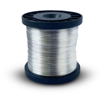 Imagem de Fio De Aço Galvanizado Bufallo Inox arame Para Cerca Elétrica 0,70MM 1KG aproximadamente 293 metros