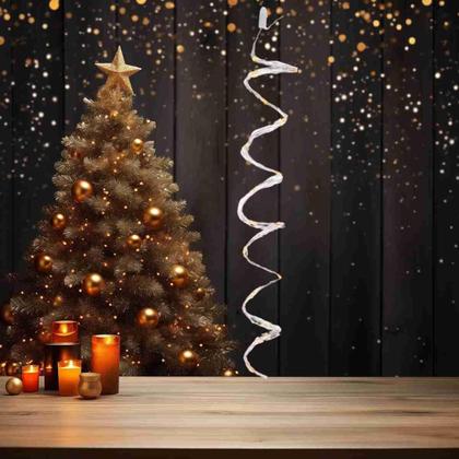 Imagem de Fio de fada 200 com led bivolt luz fixa branco quente 2m