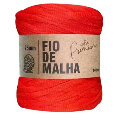 Imagem de Fio de malha extra premium 25mm - 23 vermelho