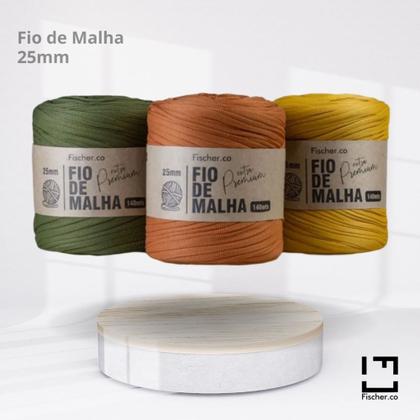 Imagem de Fio de Malha Extra Premium Fischer 25mm Salmão Cód. 17