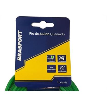 Imagem de Fio De Nylon Brasfort Quadrado 2,0Mm/ 10M 9003