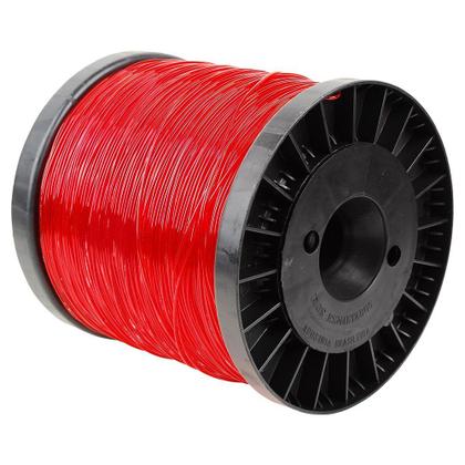 Imagem de Fio de Nylon para Aparador de Grama Vermelho 2,40mm 2.0kg Ekilon