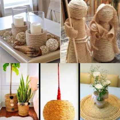 Imagem de Fio de Sisal 100% Natural sem Rasar 500/1 Rolo 1Kg com 500m APAEB