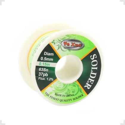 Imagem de Fio De Solda Estanho Carretel Profissional Yaxun 0.3mm 63sn 37pb Fluxo De Solda 12%