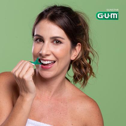 Imagem de Fio Dental C/ Cabo Verde Flossers Original Gum C/40