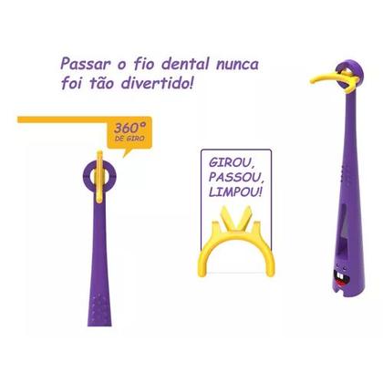 Imagem de Fio Dental com Cabo Angelus Flosser 360 - 20 Unidades