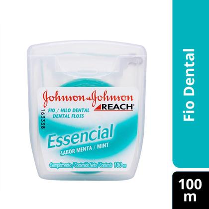 Imagem de Fio Dental J&J Reach Essencial Menta 100m