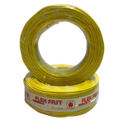 Imagem de FIO ELÉTRICO CABO FLEXIVEL 2,5mm AMARELO 25 Metros 750v
