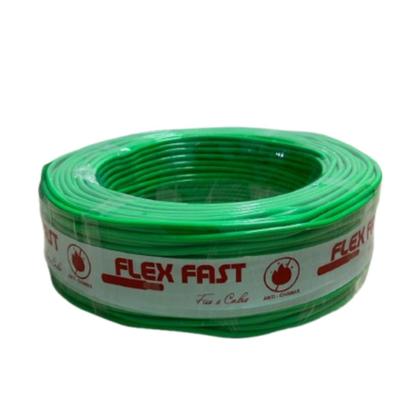 Imagem de FIO elétrico CABO flexível 2,5mm VERDE- 25 Metros 750v