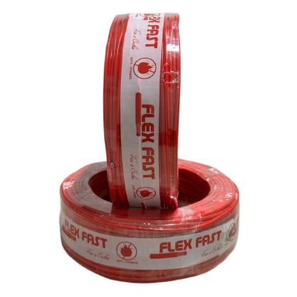 Imagem de Fio Elétrico Cabo Flexível 6,0mm VERMELHO Rolo 50 Metros 750v