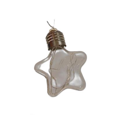 Imagem de Fio Led 10 Lâmpadas Estrelas Fio Fada Usb E Pilha Aa