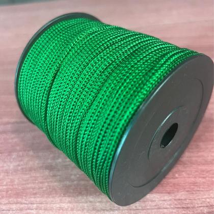 Imagem de Fio Náutico Cordão Corda Vermelho Verde 3mm - Rolo 100 Metros