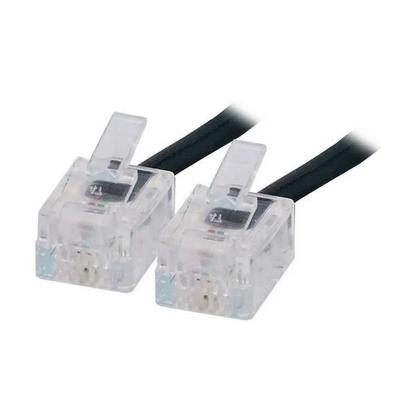 Imagem de Fio para telefone interfone 2 metros RJ11 4 Vias Selecione a cor