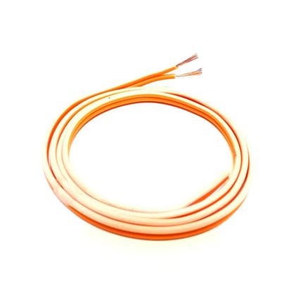 Imagem de Fio Rolo Cabo Força Paralelo Emborrachado 10 Metros Laranja