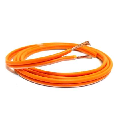 Imagem de Fio Rolo Cabo Força Paralelo Emborrachado 10 Metros Laranja