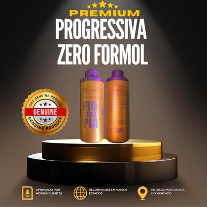 Imagem de Fioterapia Progressiva S/ Formol 1L Alisamento Profissional