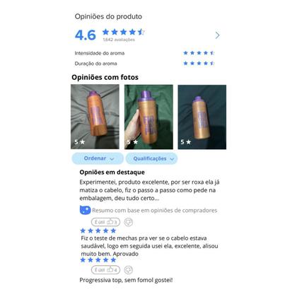 Imagem de Fioterapia Sem Formol 1 LITRO + Tônico Capilar W Poderoso