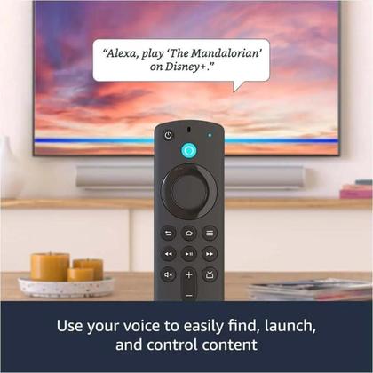 Imagem de Fire TV Stick Com Alexa  4K Max Última Geração  16GB  Streaming HDMI, WiFi6, Apps de Streaming e TV Gratuita