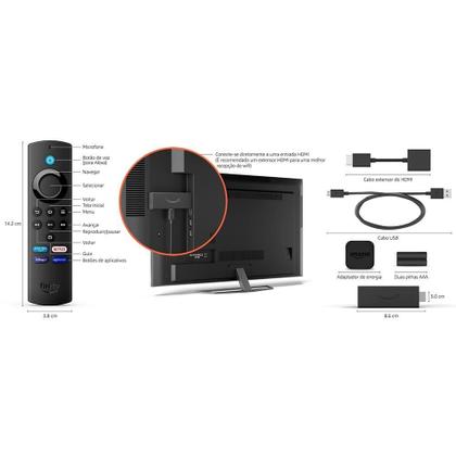Imagem de Fire Tv Stick Lite com Controle Remoto Lite por Voz com Alexa 2ª Geração