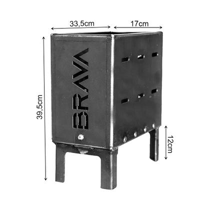 Imagem de Firebox Parrilla em Aço Carbono para Churrasco Profissional - Brava Churrasqueiras