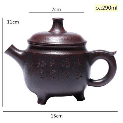 Imagem de Firewood Kiln Change Tea Pot Purple Clay Filter Teapots Handmade Tea Set Beauty Kettle Teapots