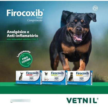 Imagem de Firocoxib Vetnil Anti-inflamatório Para Cães 50mg com 14 Comprimidos