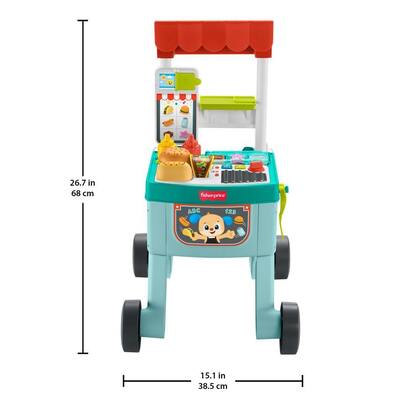 Imagem de Fisher-Price Andador Carro de Snacks 4 em 1 - Mattel