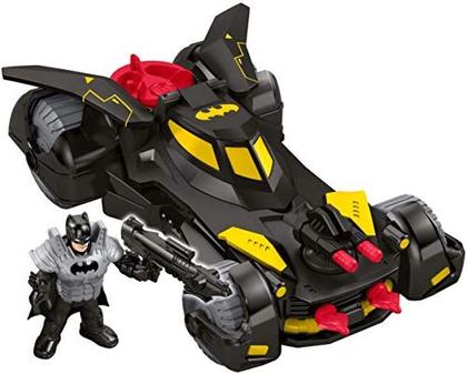 Imagem de Fisher-Price Imaginext FGC31 Dc Super Friends Legends of Batman Deluxe Batmobile, Preto/Amarelo