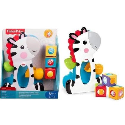 Imagem de Fisher-price infant zebra blocos surpresa  - mattel