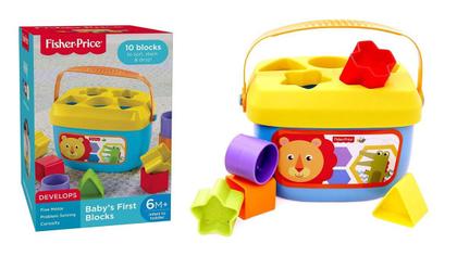 Imagem de Fisher Price Novo Balde Meus Primeiros Blocos FGP10 - MATTEL