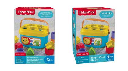 Imagem de Fisher Price Novo Balde Meus Primeiros Blocos FGP10 - MATTEL