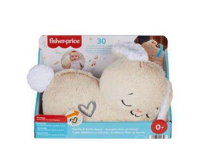 Imagem de Fisher-Price Soothe & Settle Bunny Pelúcia Som Personalizável com Movimento - Mattel Jcc12